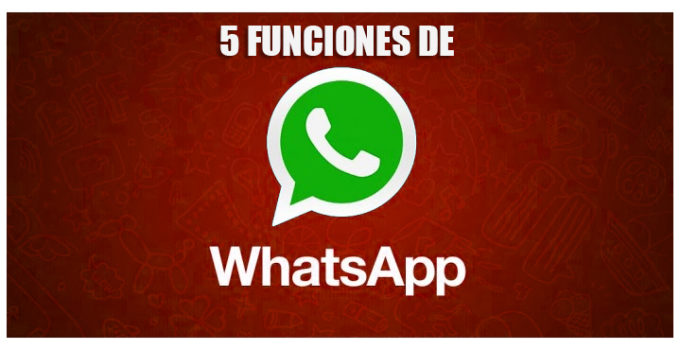 5 funciones de WhatsApp